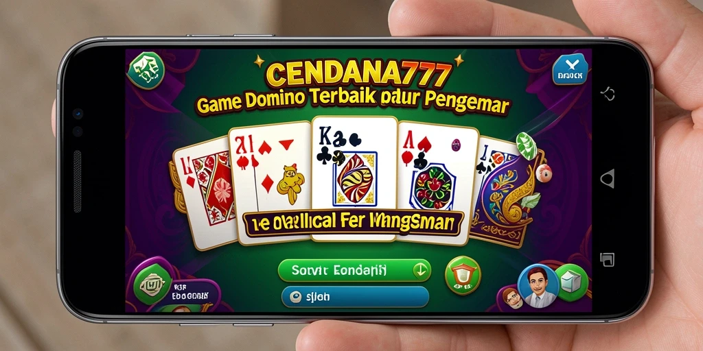 Tampilan gameplay Domino CENDANA777 yang menarik dan interaktif.