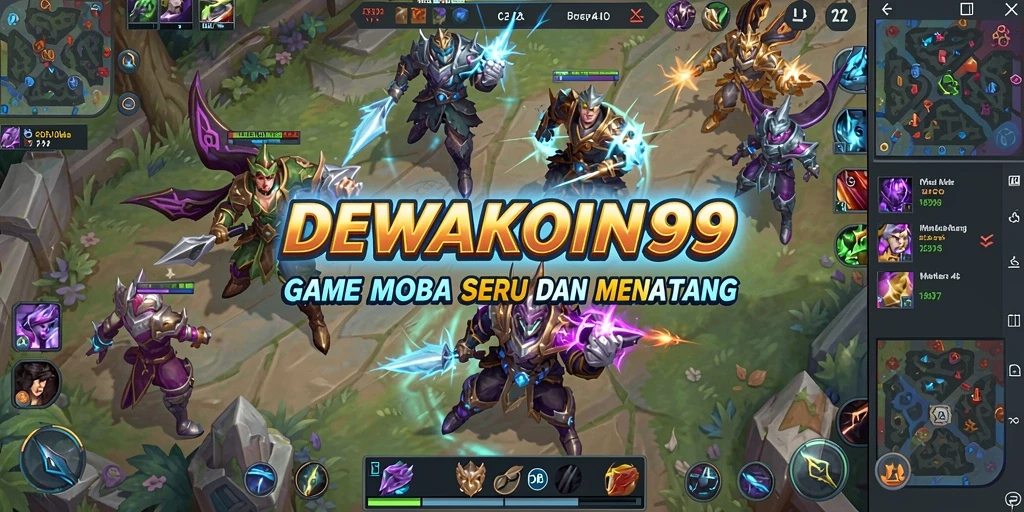 Tangkapan layar gameplay DEWAKOIN99 yang menampilkan pertarungan seru