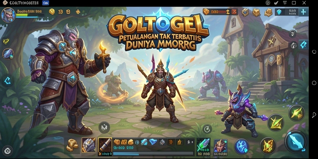 Tampilan gameplay GOLTOGEL yang mendebarkan dalam dunia MMORPG.