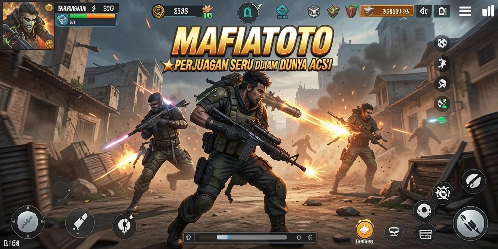 Tampilan aksi menarik dari gameplay MAFIATOTO yang seru.