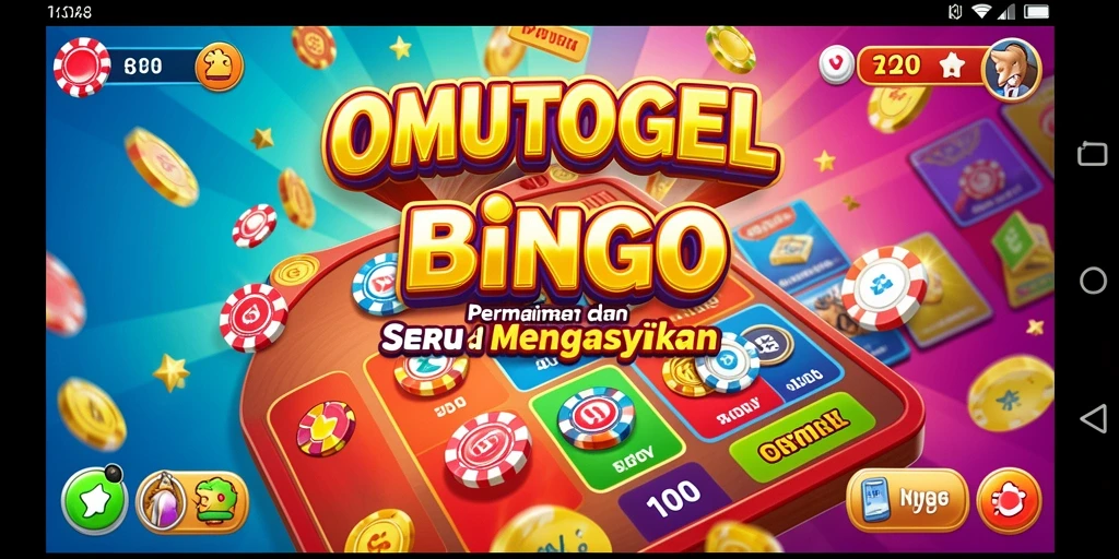 Tangkapan layar utama OMUTOGEL menampilkan gameplay Bingo yang seru dan menegangkan.