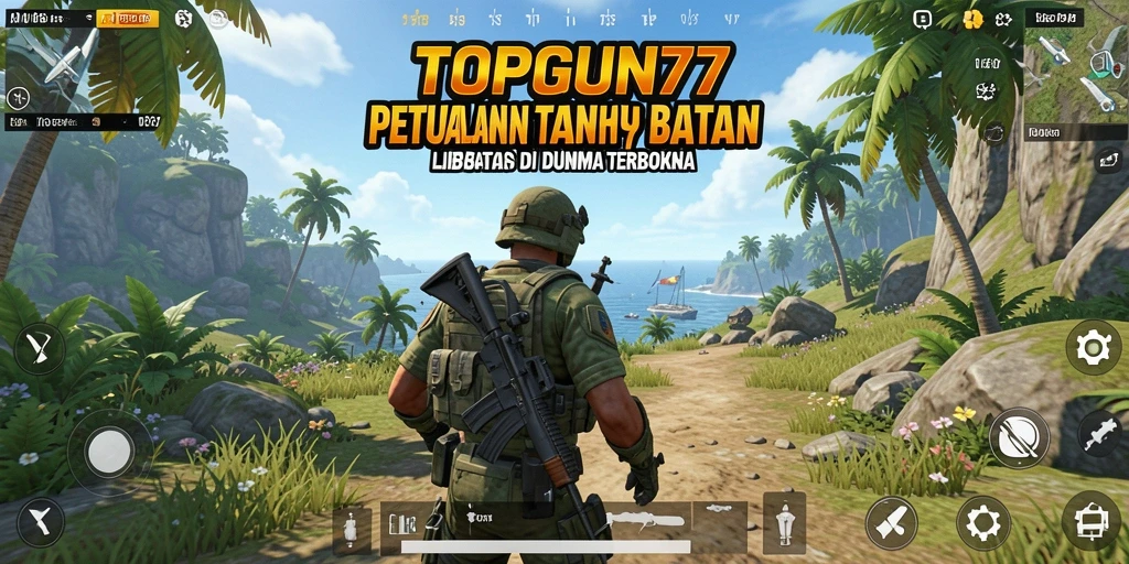 Gameplay Open World yang seru dan menakjubkan dalam TOPGUN77.