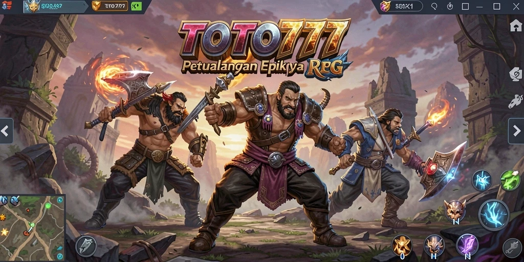 Tampilan menarik dari gameplay RPG di TOTO777 dengan aksi seru.